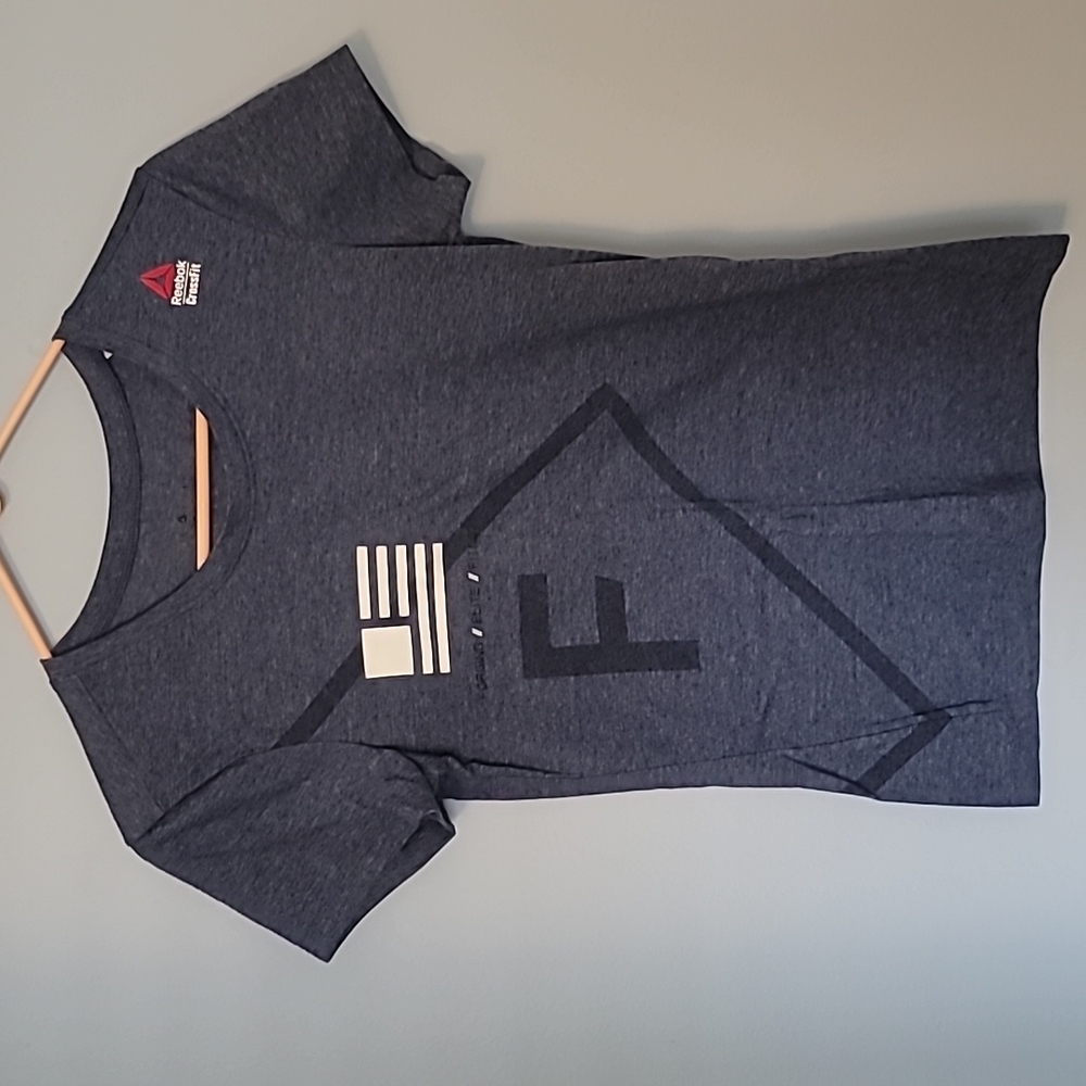 Navy blue reebok crossfit shirt